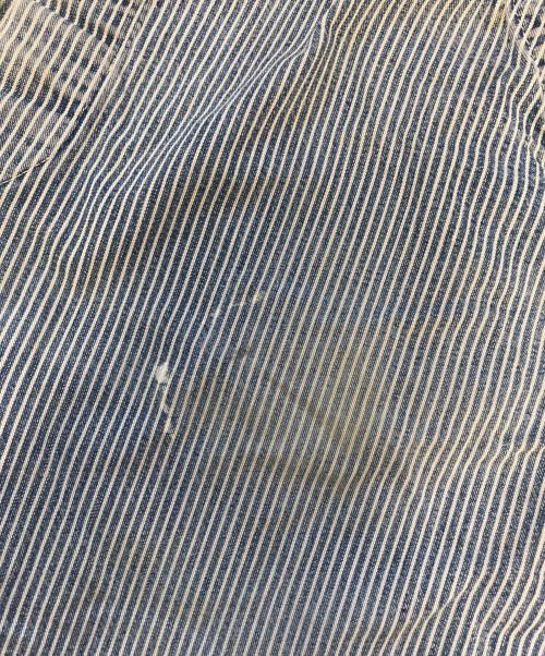 LEE（リー）LEE (リー) ヒッコリー オーバーオール ブルー サイズ:表記なしの古着・服飾アイテム