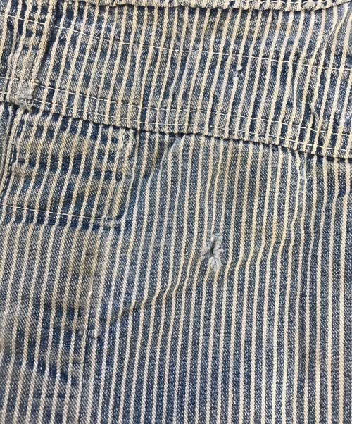 LEE（リー）LEE (リー) ヒッコリー オーバーオール ブルー サイズ:表記なしの古着・服飾アイテム