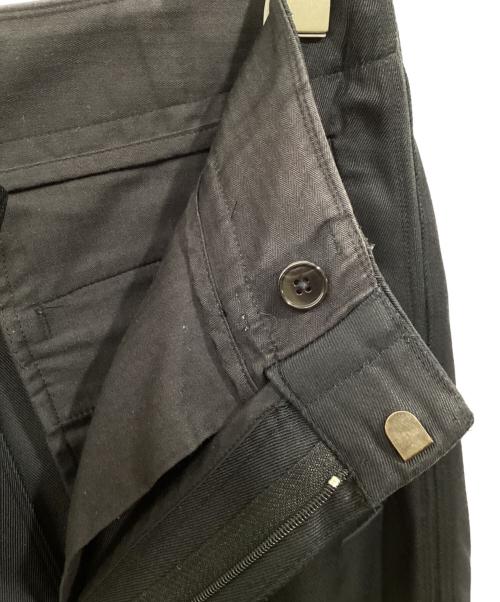 YOKE（ヨーク）YOKE (ヨーク) 1TUCK WIDE TROUSERS ブラック サイズ:SIZE Sの古着・服飾アイテム