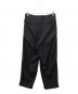 YOKE (ヨーク) 1TUCK WIDE TROUSERS ブラック サイズ:SIZE S：5000円