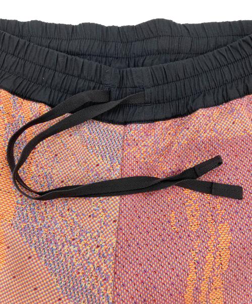 BYBORRE（バイボレ）BYBORRE (バイボレ) プリントニットパンツ オレンジ サイズ:XSの古着・服飾アイテム