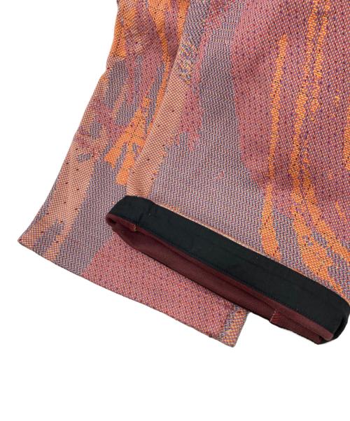 BYBORRE（バイボレ）BYBORRE (バイボレ) プリントニットパンツ オレンジ サイズ:XSの古着・服飾アイテム