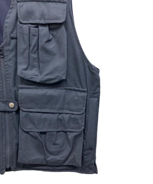 WOOLRICH（ウールリッチ）WOOLRICH (ウールリッチ) RIP STOP TRAVEL VEST ネイビー サイズ:Mの古着・服飾アイテム