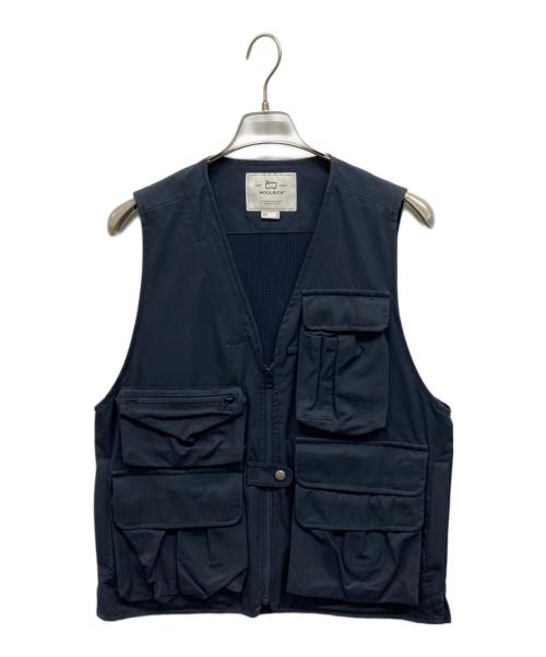 WOOLRICH（ウールリッチ）WOOLRICH (ウールリッチ) RIP STOP TRAVEL VEST ネイビー サイズ:EU Mの古着・服飾アイテム
