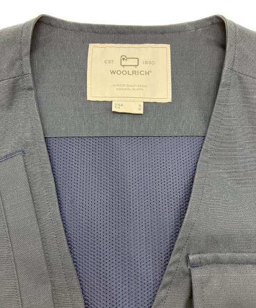 WOOLRICH（ウールリッチ）WOOLRICH (ウールリッチ) RIP STOP TRAVEL VEST ネイビー サイズ:EU Mの古着・服飾アイテム