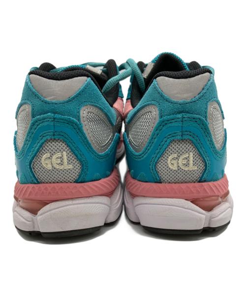 asics（アシックス）asics (アシックス) AWAKE (アウェイク) GEL-NYC(ゲルエヌワイシー) グリーン×ピンク サイズ:US9の古着・服飾アイテム