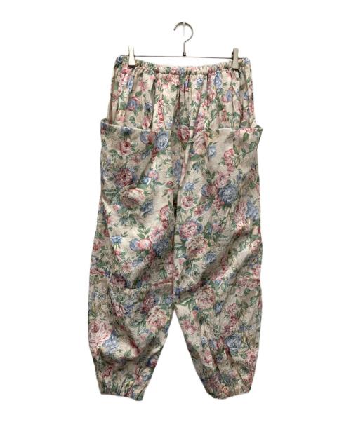 323（サンニーサン）323 (サンニーサン) フローラルパンツ アイボリー サイズ:Freeの古着・服飾アイテム
