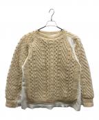 Rebuild by Needlesリビルドバイニードルス）の古着「FISHERMAN SWEATER」｜ベージュ