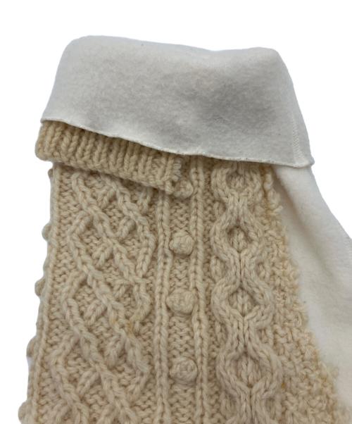 Rebuild by Needles（リビルドバイニードルス）Rebuild by Needles (リビルドバイニードルス) FISHERMAN SWEATER ベージュ サイズ:Mの古着・服飾アイテム