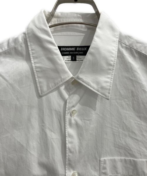 COMME des GARCONS HOMME DEUX（コムデギャルソン オム ドゥ）COMME des GARCONS HOMME DEUX (コムデギャルソン オム ドゥ) ロングスリーブシャツ ホワイト サイズ:Sの古着・服飾アイテム