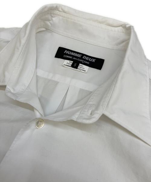 COMME des GARCONS HOMME DEUX（コムデギャルソン オム ドゥ）COMME des GARCONS HOMME DEUX (コムデギャルソン オム ドゥ) ロングスリーブシャツ ホワイト サイズ:Sの古着・服飾アイテム