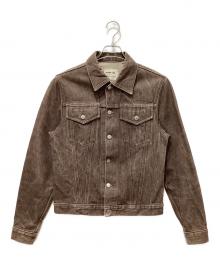 HELMUT LANG（ヘルムートラング）の古着「デニムジャケット」｜ブラウン