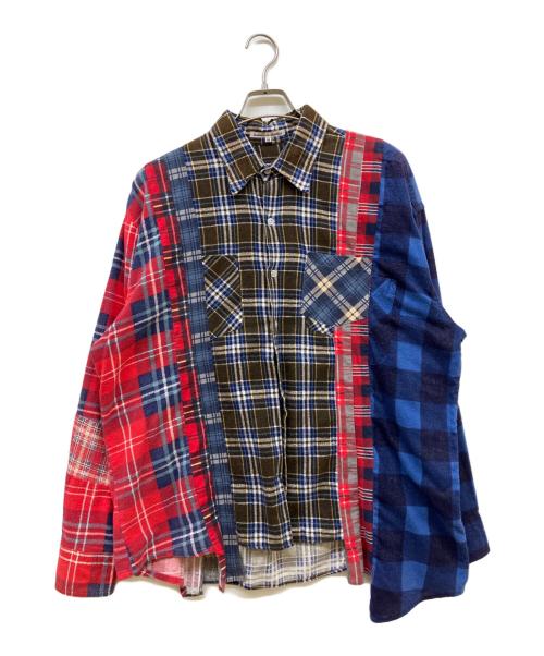 Rebuild by Needles（リビルドバイニードルス）Rebuild by Needles (リビルドバイニードルス) 再構築シャツ マルチカラー サイズ:Mの古着・服飾アイテム