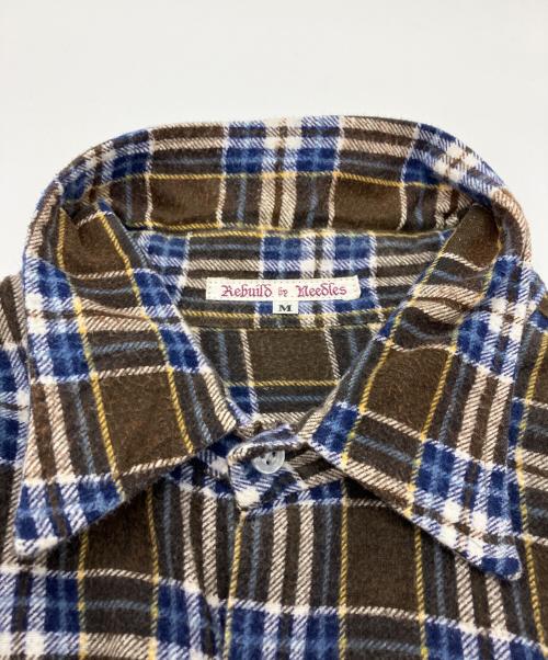 Rebuild by Needles（リビルドバイニードルス）Rebuild by Needles (リビルドバイニードルス) 再構築シャツ マルチカラー サイズ:Mの古着・服飾アイテム