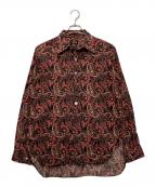 Needlesニードルズ）の古着「Pinhole EDW Shirt」｜レッド×ブラック