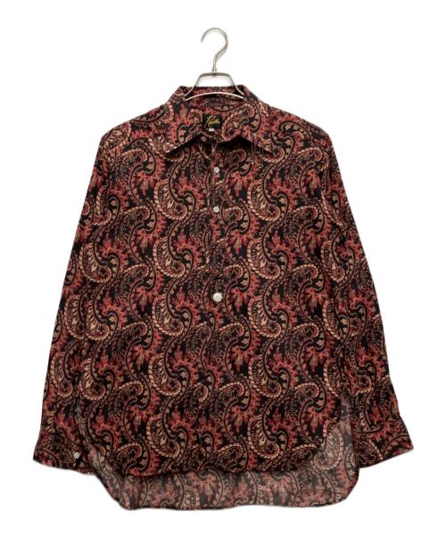 Needles（ニードルズ）Needles (ニードルズ) Pinhole EDW Shirt レッド×ブラック サイズ:sの古着・服飾アイテム