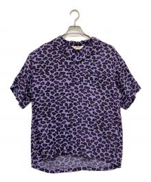 Star OF HOLLYWOOD（スターオブハリウッド）の古着「HIGH DENSITY RAYON OPEN SHIRT」｜パープル
