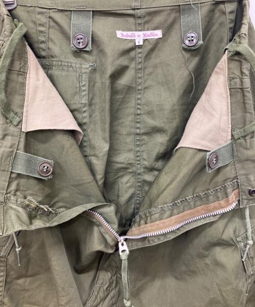 Rebuild by Needles（リビルドバイニードルス）Rebuild by Needles (リビルドバイニードルス) リメイクサルエルパンツ オリーブ サイズ:Sの古着・服飾アイテム
