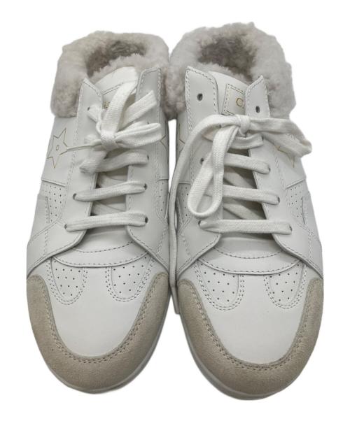 Christian Dior（クリスチャン ディオール）Christian Dior (クリスチャン ディオール) ミュールタイプスニーカー ホワイト サイズ:381/2の古着・服飾アイテム
