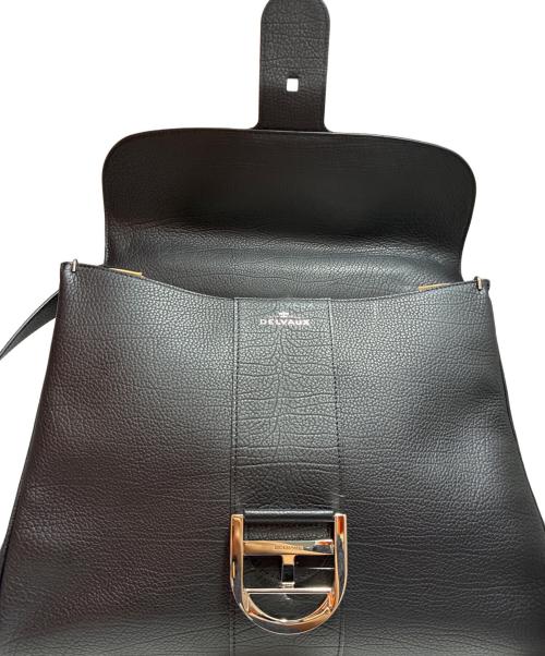 DELVAUX（デルヴォー）DELVAUX (デルヴォー) ブリヨンGM ブラック/シルバー金具 サイズ:GMの古着・服飾アイテム