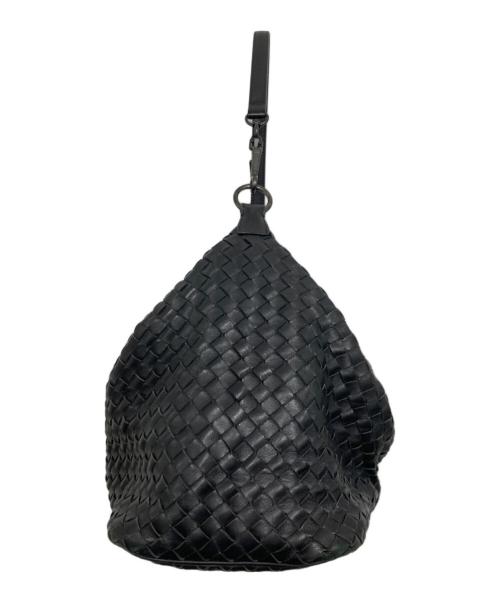 BOTTEGA VENETA（ボッテガベネタ）BOTTEGA VENETA (ボッテガベネタ) ショルダーバッグ ブラックの古着・服飾アイテム