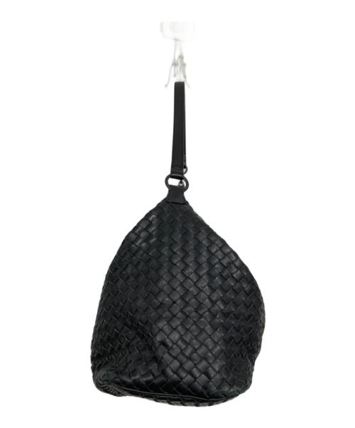 BOTTEGA VENETA（ボッテガベネタ）BOTTEGA VENETA (ボッテガベネタ) ショルダーバッグ ブラックの古着・服飾アイテム