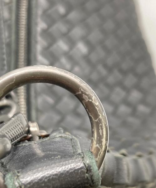 BOTTEGA VENETA（ボッテガベネタ）BOTTEGA VENETA (ボッテガベネタ) ショルダーバッグ ブラックの古着・服飾アイテム