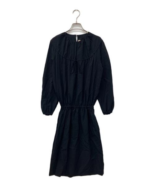 COMME des GARCONS（コムデギャルソン）COMME des GARCONS (コムデギャルソン) ギャザーワンピース ブラック サイズ:不明の古着・服飾アイテム