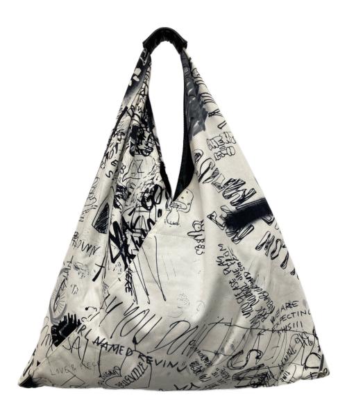 MM6 Maison Margiela（エムエムシックスメゾンマルジェラ）MM6 Maison Margiela (エムエムシックスメゾンマルジェラ) スクリブルジャパニーズバッグ ブラックの古着・服飾アイテム