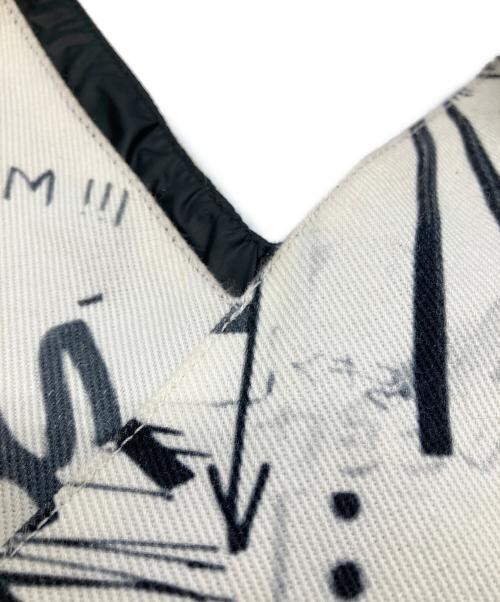 MM6 Maison Margiela（エムエムシックスメゾンマルジェラ）MM6 Maison Margiela (エムエムシックスメゾンマルジェラ) スクリブルジャパニーズバッグ ブラックの古着・服飾アイテム