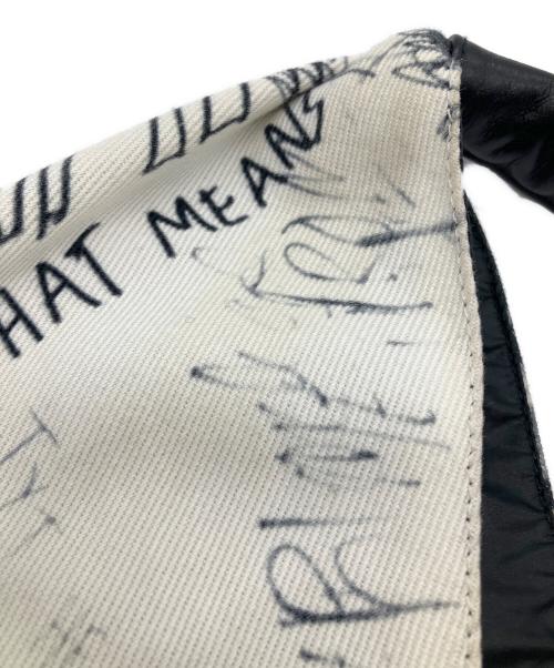 MM6 Maison Margiela（エムエムシックスメゾンマルジェラ）MM6 Maison Margiela (エムエムシックスメゾンマルジェラ) スクリブルジャパニーズバッグ ブラックの古着・服飾アイテム