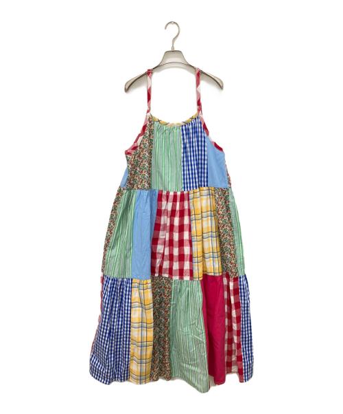 freada（フリーダ）Freada (フリーダ) パッチワーク3段ティアードキャミドレス マルチカラー サイズ:Freeの古着・服飾アイテム