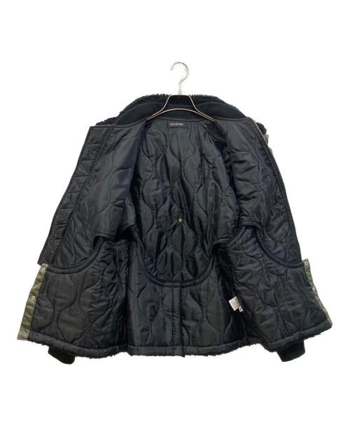 disem By SiiK（ディゼムバイシーク）disem By SiiK (ディゼムバイシーク) Assemble boa blouson ブラック×カーキ サイズ:SIZE 1の古着・服飾アイテム
