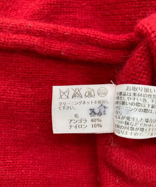 ISSEY MIYAKE（イッセイミヤケ）ISSEY MIYAKE (イッセイミヤケ) アンゴラ混ニット レッド サイズ:Lの古着・服飾アイテム