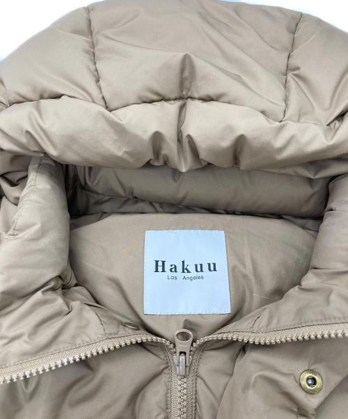 Hakuu（ハク）Hakuu (ハク) ダウンジャケット ベージュ サイズ:1の古着・服飾アイテム