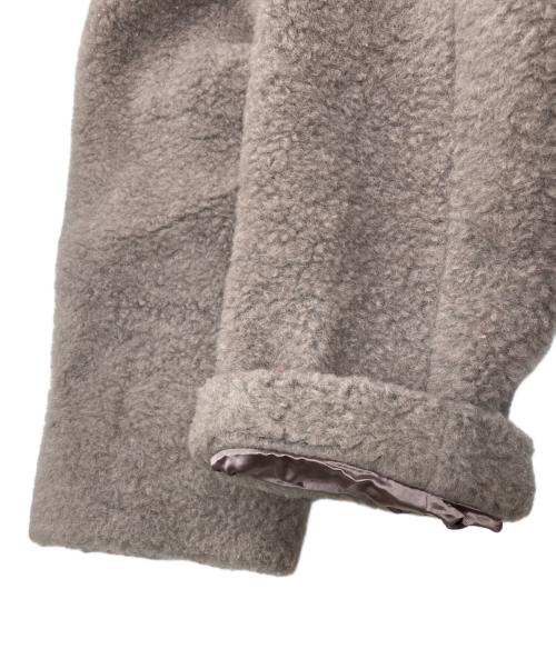 saqui（サキ）saqui (サキ) ボアコート パープル サイズ:36の古着・服飾アイテム