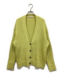 ebure×Ron Herman（エブール×ロンハーマン）の古着「カシミヤ混カーディガン」｜イエロー