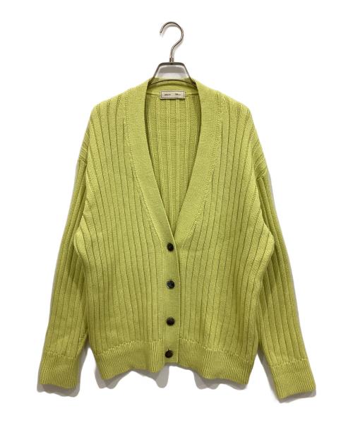 ebure（エブール）ebure (エブール) Ron Herman (ロンハーマン) カシミヤ混カーディガン イエロー サイズ:FREEの古着・服飾アイテム