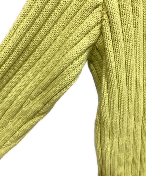 ebure（エブール）ebure (エブール) Ron Herman (ロンハーマン) カシミヤ混カーディガン イエロー サイズ:FREEの古着・服飾アイテム