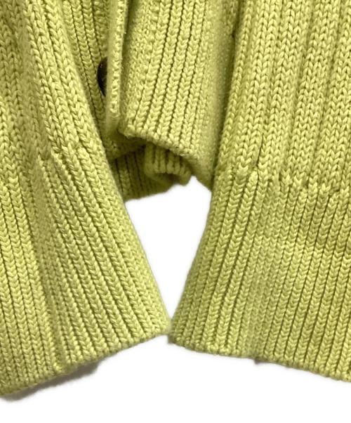 ebure（エブール）ebure (エブール) Ron Herman (ロンハーマン) カシミヤ混カーディガン イエロー サイズ:FREEの古着・服飾アイテム