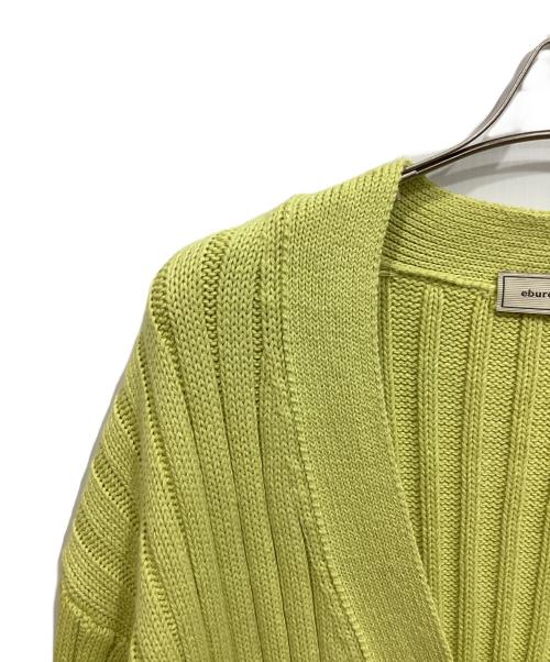 ebure（エブール）ebure (エブール) Ron Herman (ロンハーマン) カシミヤ混カーディガン イエロー サイズ:FREEの古着・服飾アイテム