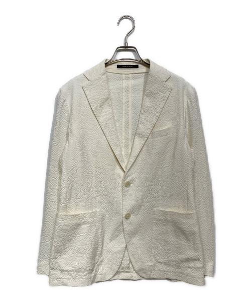 TAGLIATORE（タリアトーレ）TAGLIATORE (タリアトーレ) シアサッカーセットアップスーツ オフホワイト サイズ:46の古着・服飾アイテム