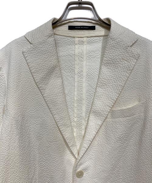 TAGLIATORE（タリアトーレ）TAGLIATORE (タリアトーレ) シアサッカーセットアップスーツ オフホワイト サイズ:46の古着・服飾アイテム