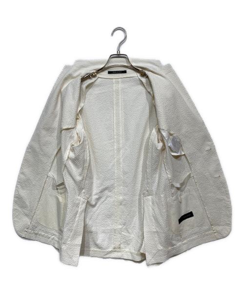 TAGLIATORE（タリアトーレ）TAGLIATORE (タリアトーレ) シアサッカーセットアップスーツ オフホワイト サイズ:46の古着・服飾アイテム