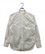 Engineered Garmentsエンジニアドガーメンツ）の古着「バンドカラーシャツ」｜ホワイト