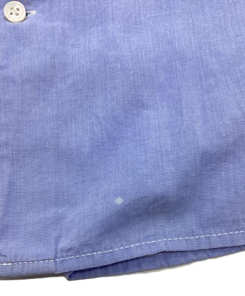 Engineered Garments（エンジニアドガーメンツ）Engineered Garments (エンジニアードガーメンツ) バンドカラーシャツ ブルー サイズ:Sの古着・服飾アイテム