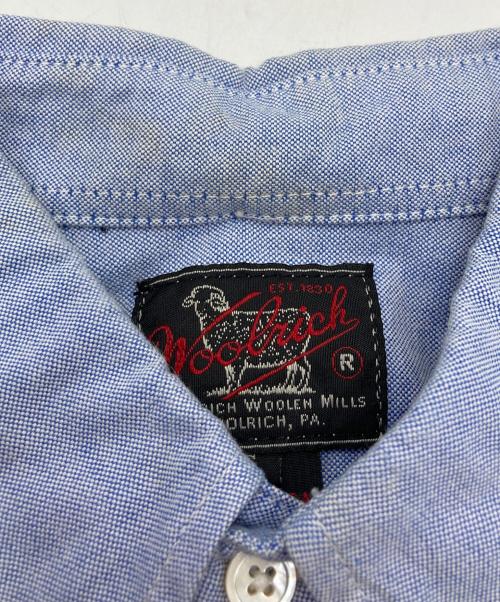 WOOLRICH（ウールリッチ）WOOLRICH (ウールリッチ) Engineered Garments (エンジニアードガーメンツ) ボタンダウンシャツ ブルー サイズ:SIZE Sの古着・服飾アイテム