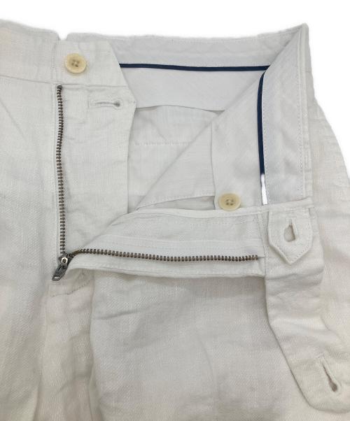 POLO RALPH LAUREN（ポロ・ラルフローレン）POLO RALPH LAUREN (ポロ・ラルフローレン) 100％リネンハーフパンツ ホワイト サイズ:30の古着・服飾アイテム