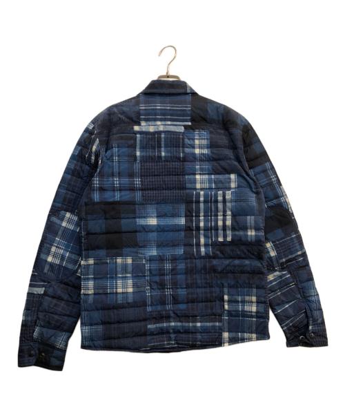 RLX RALPH LAUREN（アールエルエックスラルフローレン）RLX RALPH LAUREN (アールエルエックスラルフローレン) チェックダウンシャツジャケット ブルー サイズ:Sの古着・服飾アイテム