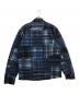 RLX RALPH LAUREN (アールエルエックスラルフローレン) チェックダウンシャツジャケット ブルー サイズ:S：5000円